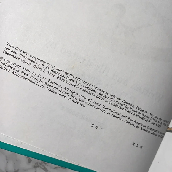 Dr Seuss Are you my Mother First edition 1960 vintage book - Picture 3 of 8